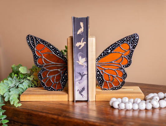Monarch Butterfly Bookends