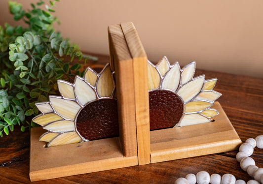 Sunflower Bookends