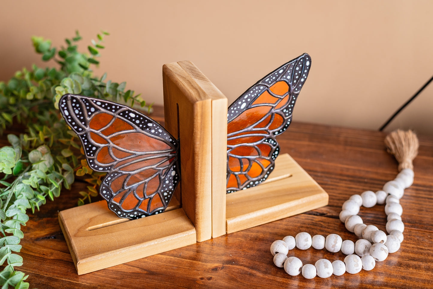 Monarch Butterfly Bookends