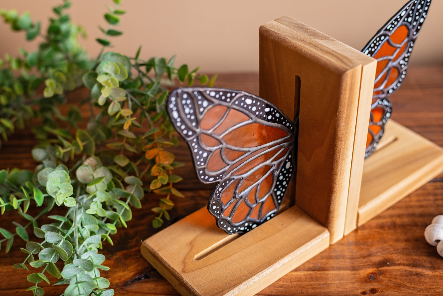Monarch Butterfly Bookends
