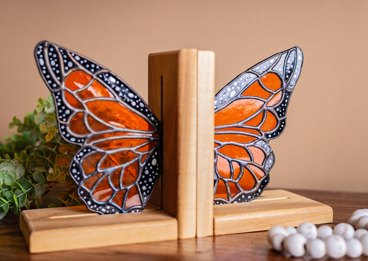 Monarch Butterfly Bookends