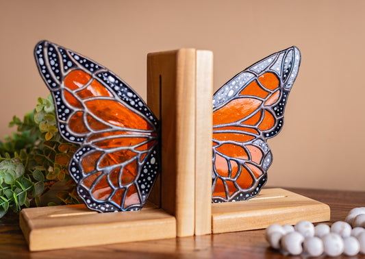 Monarch Butterfly Bookends