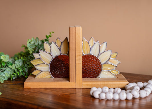 Sunflower Bookends